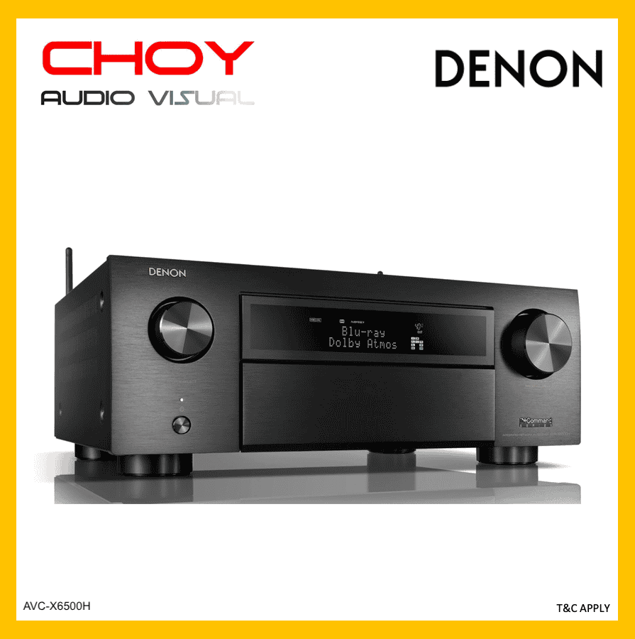 Denon AVC-X6500H 4K UHD 11.2CH Atmos Network AV Receiver (Made in 