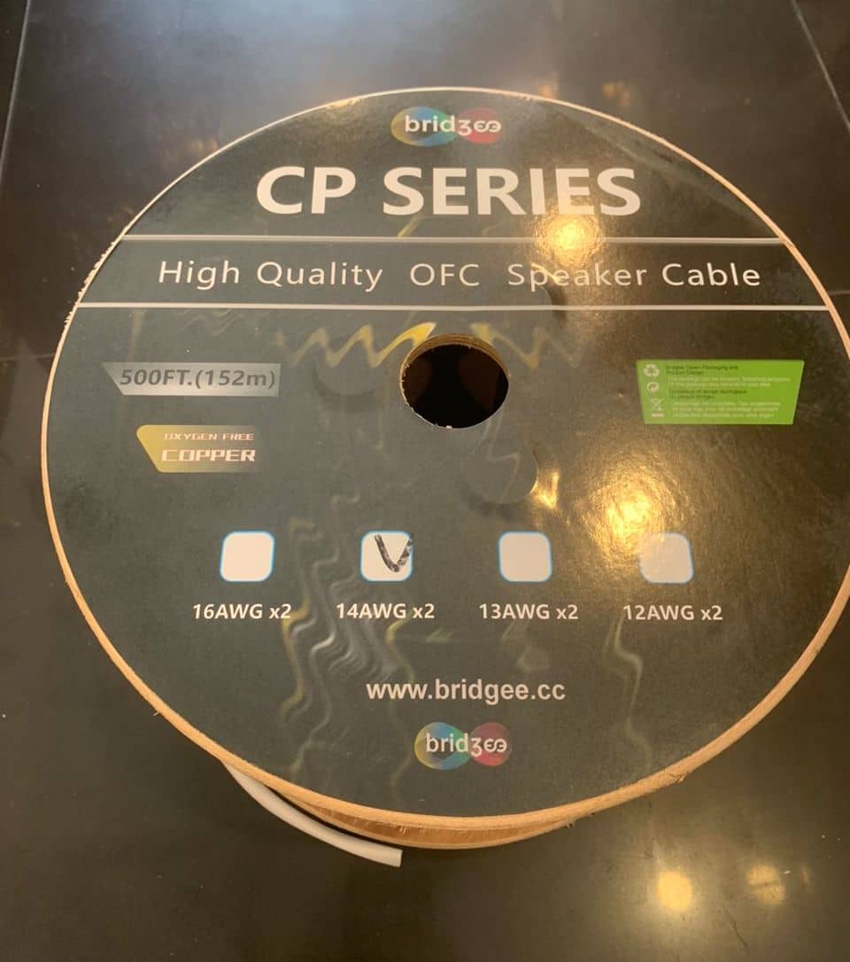 Bridgee CP Series 14AWG x 2 High Quality OFC Speaker Cable Loose (per meter) B48838b9-270f-4152-a834-51ea8a46bd4b-1