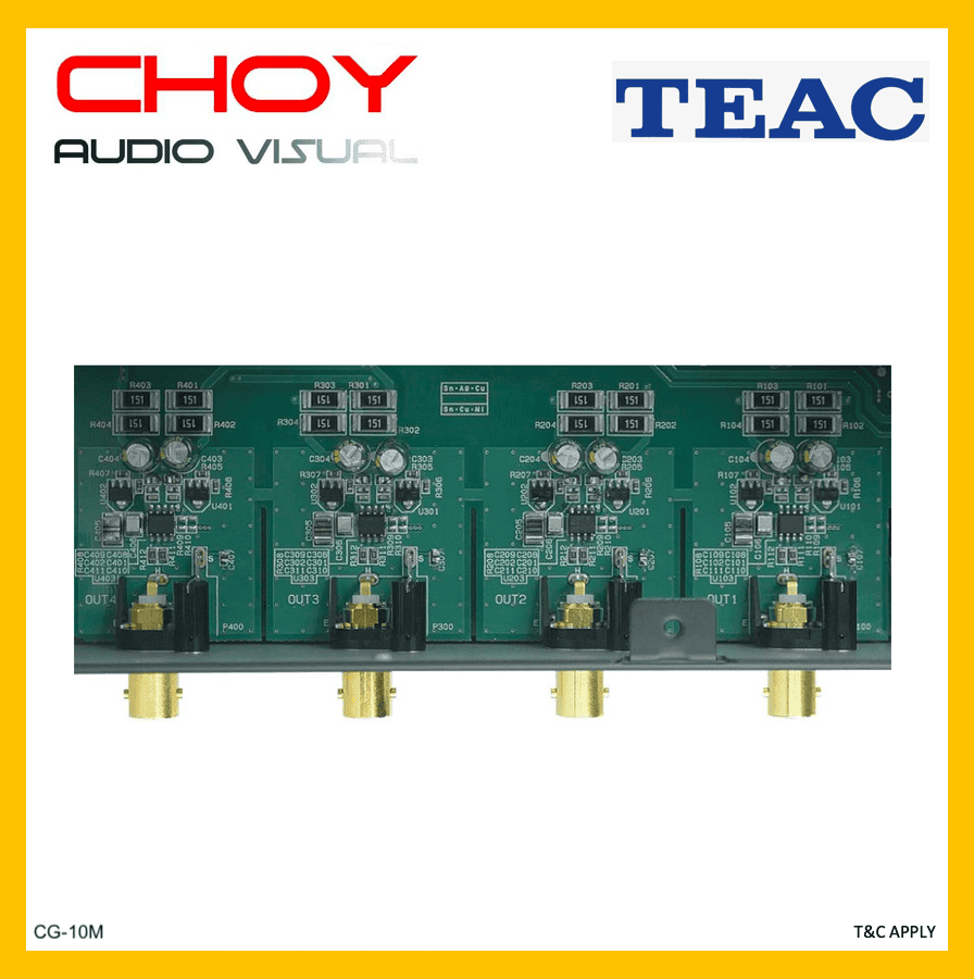 Generator Visual - CG-10M Master TEAC Audio Clock Choy