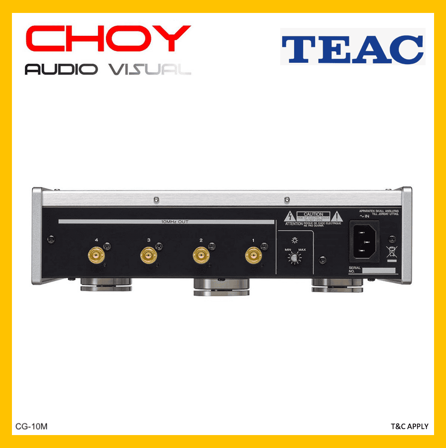 CG-10M TEAC - Generator Choy Audio Master Clock Visual