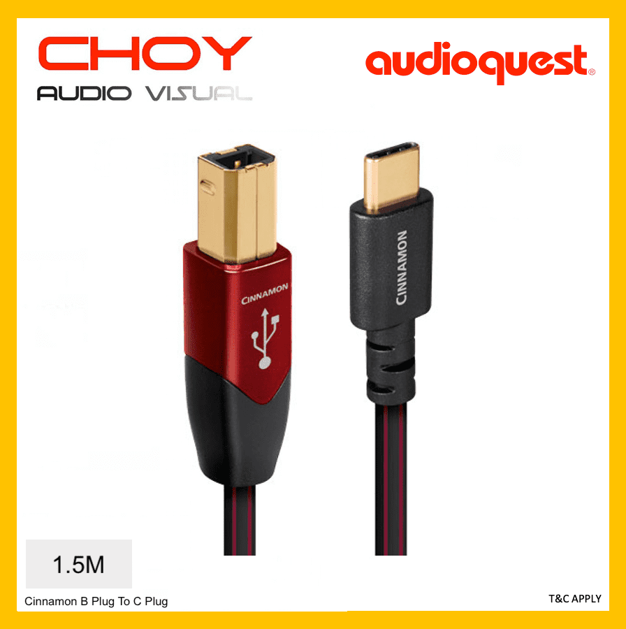 audioquest - USB2 CINNAMON 1.5m《USB2 CIN 1.5M》（USB2.0・A-B