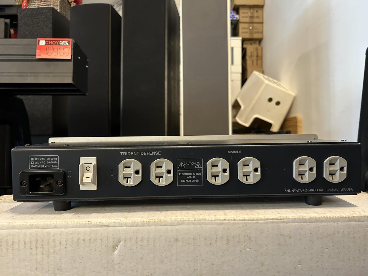 Shunyata Research Hydra Model Power Conditioner Used Choy Audio